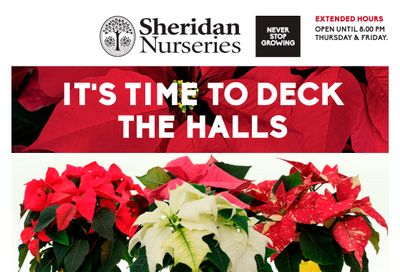 Sheridan Nurseries Flyer December 1 to 7