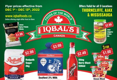 Iqbal Foods Flyer December 1 to 13