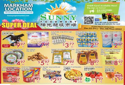 Sunny Foodmart (Markham) Flyer December 2 to 8