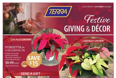 Terra Greenhouses Flyer December 2 to 8
