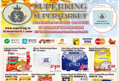 Superking Supermarket (London) Flyer December 2 to 8