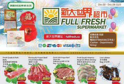 Full Fresh Supermarket Flyer December 2 to 8