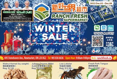 Ranch Fresh Supermarket Flyer December 2 to 8