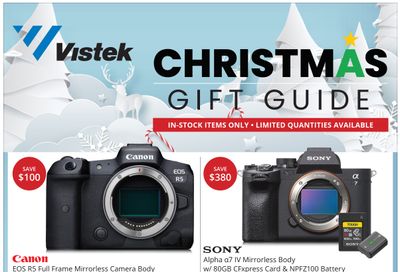 Vistek Christmas Gift Guide Flyer December 2 to 8