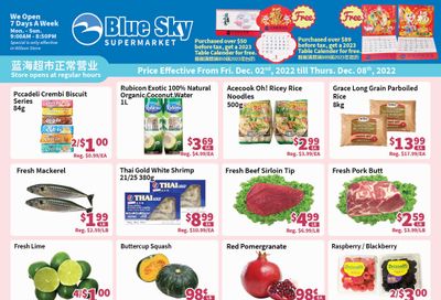 Blue Sky Supermarket (North York) Flyer December 2 to 8
