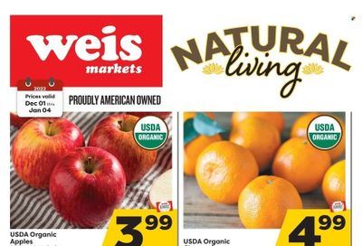 Weis (MD, NY, PA) Weekly Ad Flyer Specials December 1 to January 4, 2023