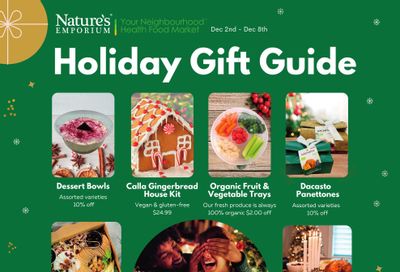 Nature's Emporium Weekly Flyer December 2 to 8