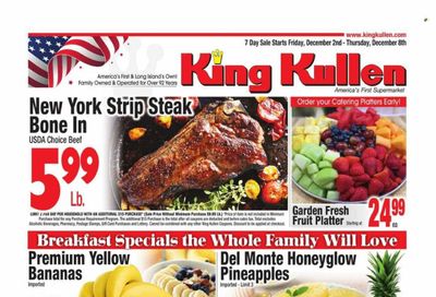 King Kullen (NY) Weekly Ad Flyer Specials December 2 to December 8, 2022