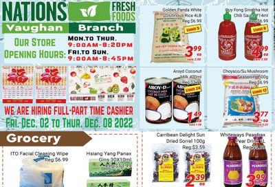 Nations Fresh Foods (Vaughan) Flyer December 2 to 8