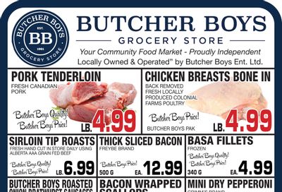 Butcher Boys Grocery Store Flyer November 30 to December 8