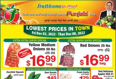 Fruiticana (Edmonton) Flyer December 2 to 8