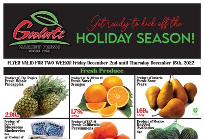 Galati Market Fresh Flyer December 2 to 15