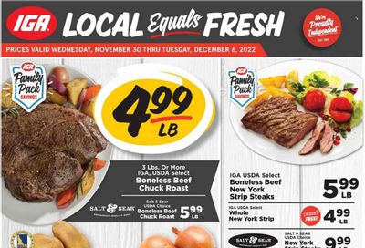 IGA (AL) Weekly Ad Flyer Specials November 30 to December 6, 2022