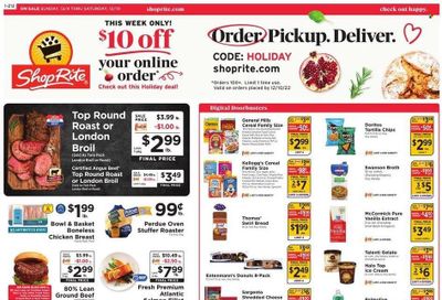 ShopRite (CT, DE, MD, NJ, NY, PA) Weekly Ad Flyer Specials December 4 to December 10, 2022