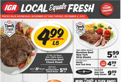 IGA (VA) Weekly Ad Flyer Specials November 30 to December 6, 2022