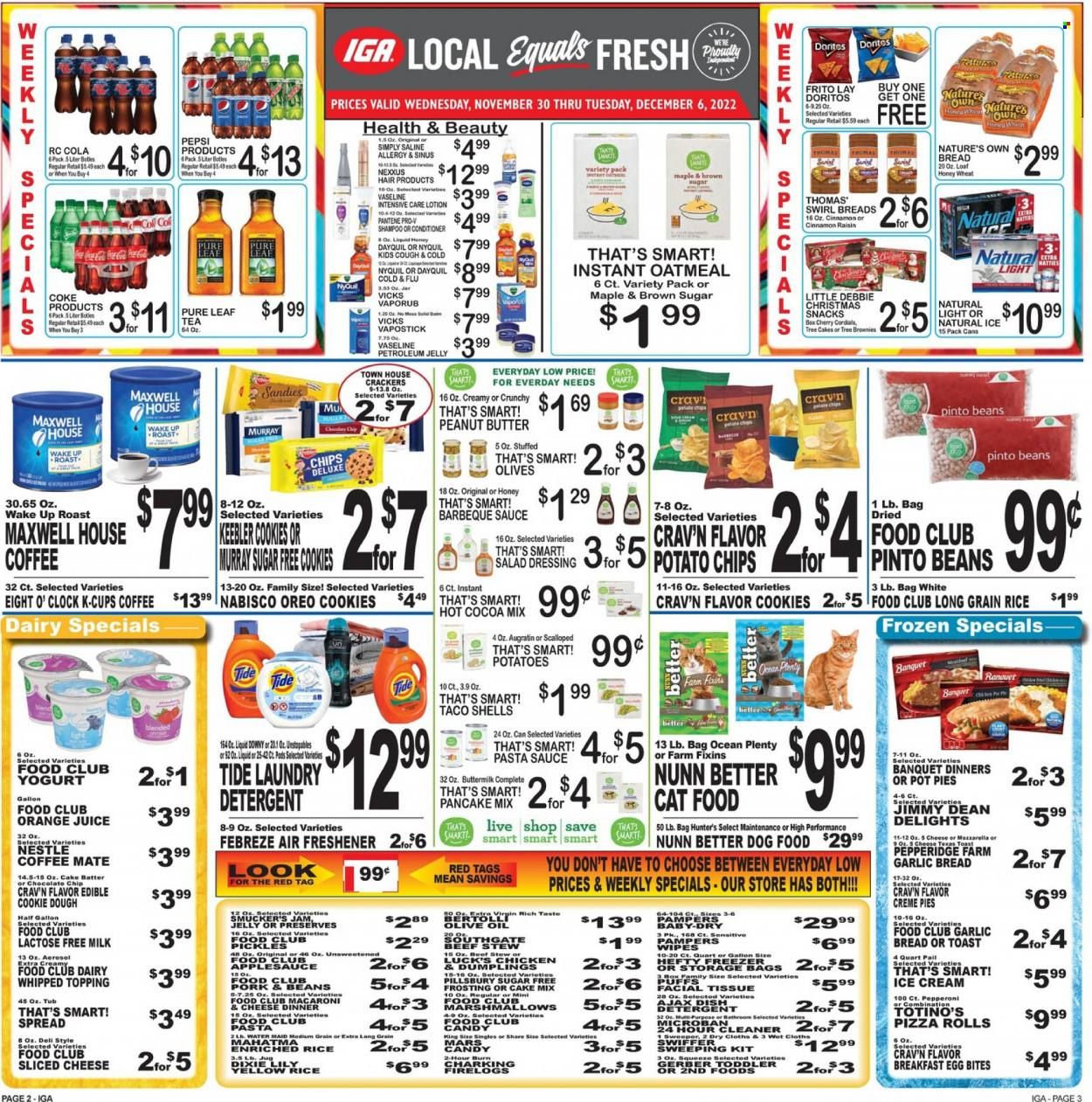 IGA (50) Weekly Ad Flyer Specials November 30 to December 6, 2022