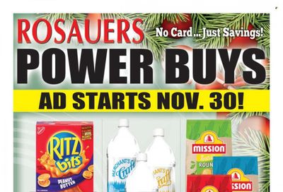 Rosauers (ID, MT, OR, WA) Weekly Ad Flyer Specials November 30 to January 3, 2023