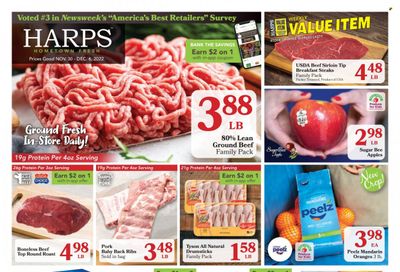 Harps Hometown Fresh (AR) Weekly Ad Flyer Specials November 30 to December 6, 2022