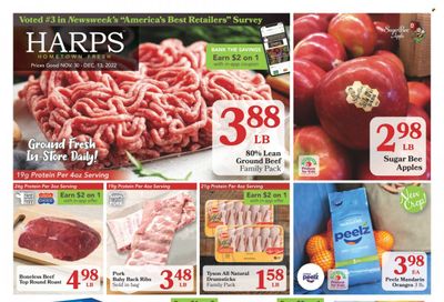 Harps Hometown Fresh (AR, MO, OK) Weekly Ad Flyer Specials November 30 to December 13, 2022