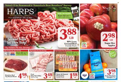 Harps Hometown Fresh (AR) Weekly Ad Flyer Specials November 30 to December 13, 2022