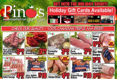 Pino's Flyer December 3 to 9
