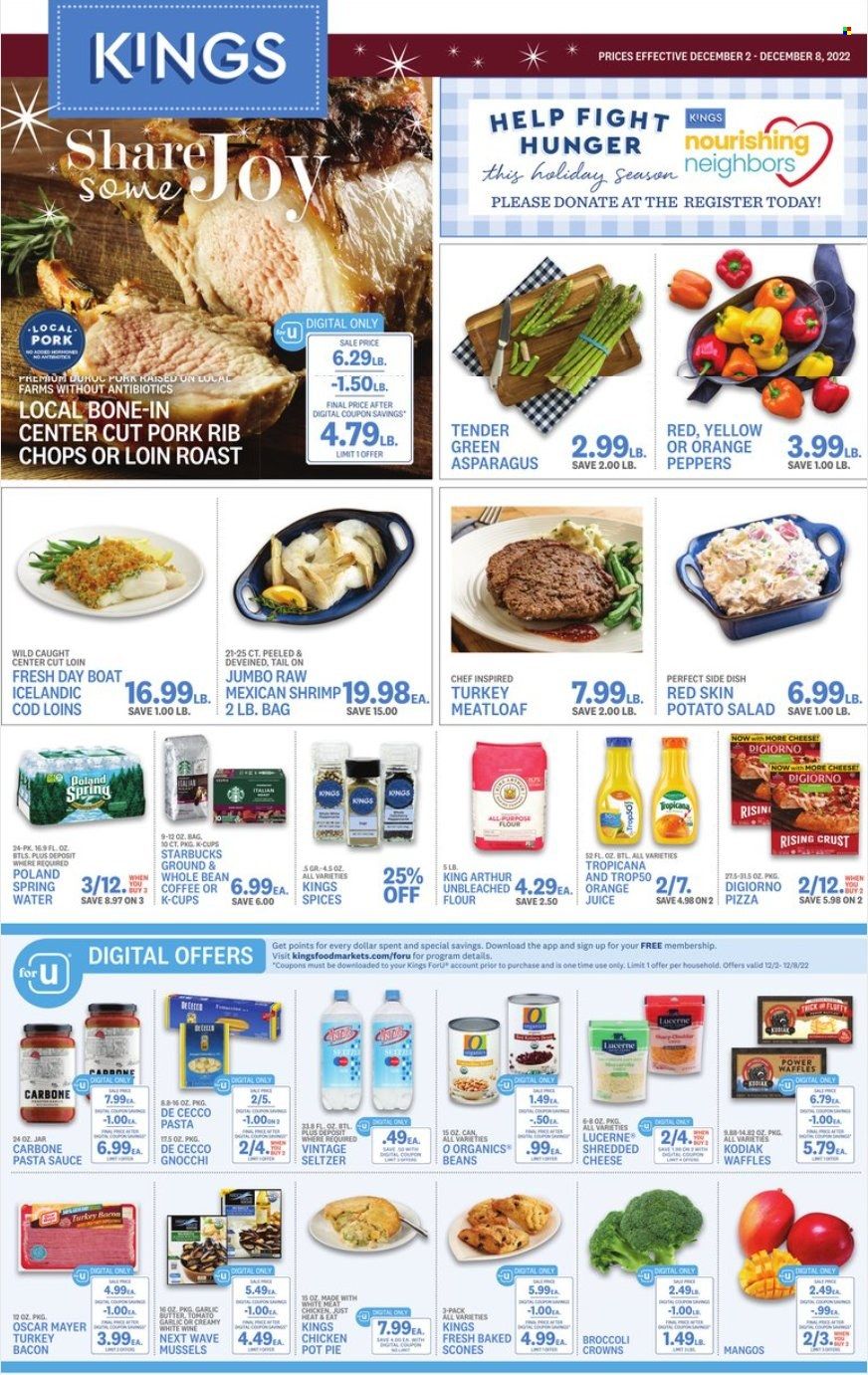 Kings Food Markets (CT, NJ, NY) Weekly Ad Flyer Specials December 2 to December 8, 2022