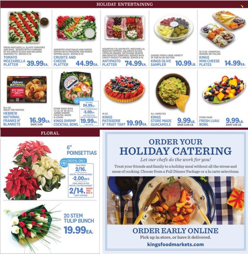 Kings Food Markets (CT, NJ, NY) Weekly Ad Flyer Specials December 2 to December 8, 2022