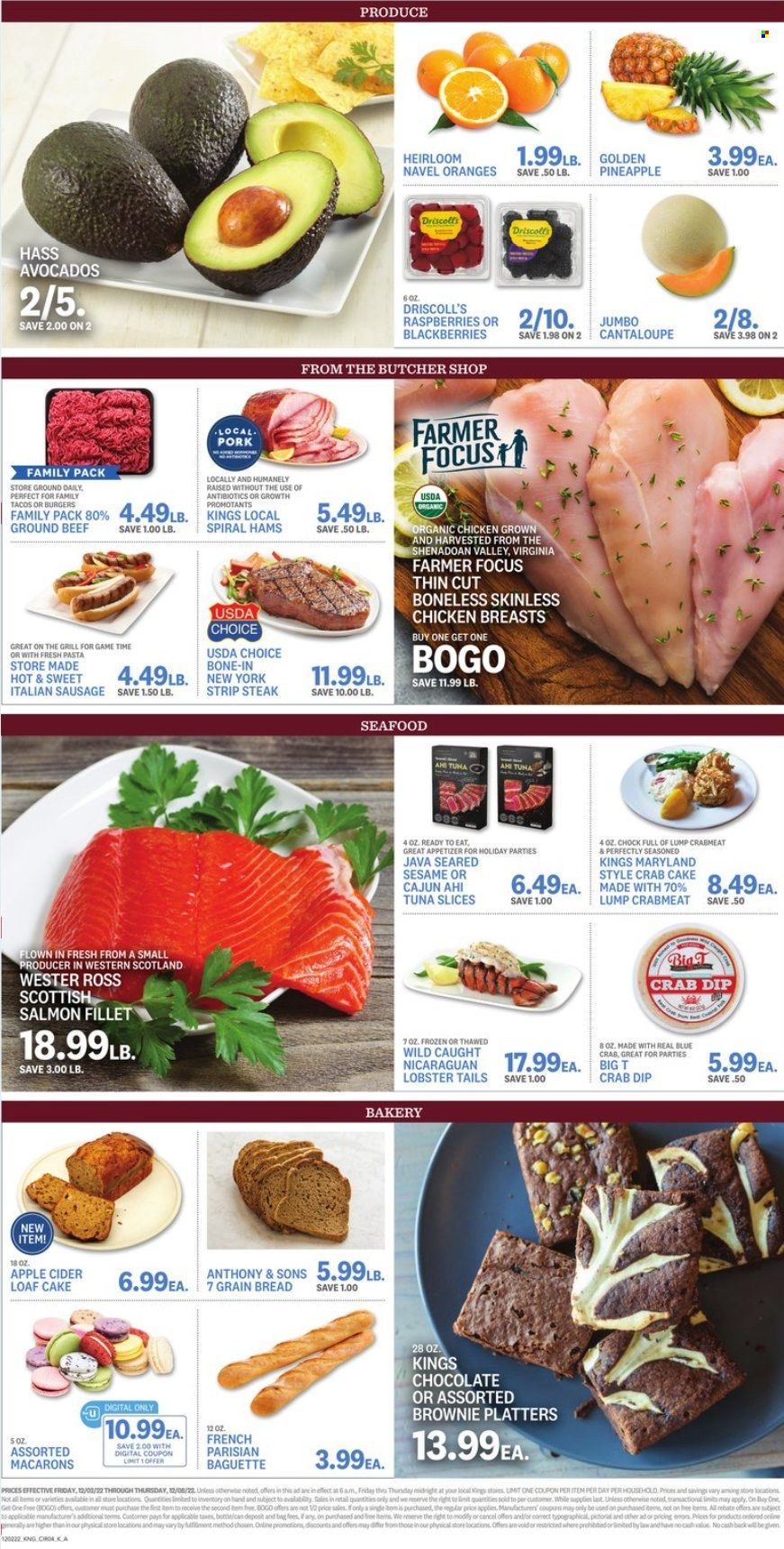 Kings Food Markets (CT, NJ, NY) Weekly Ad Flyer Specials December 2 to December 8, 2022