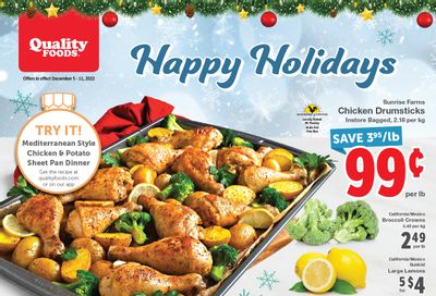 Quality Foods Flyer December 5 to 11