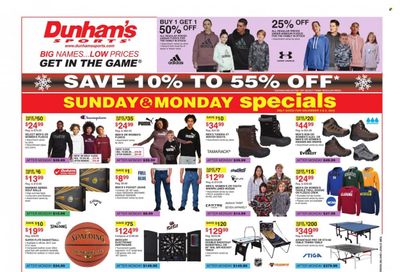 Dunham's Sports Weekly Ad Flyer Specials December 3 to December 8, 2022