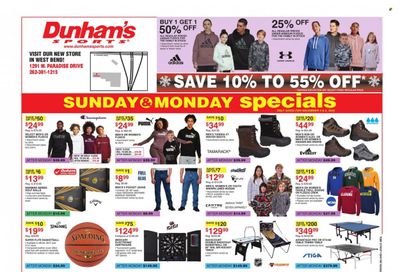 Dunham's Sports (WI) Weekly Ad Flyer Specials December 3 to December 8, 2022