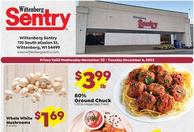 Sentry Foods (WI) Weekly Ad Flyer Specials November 30 to December 6, 2022