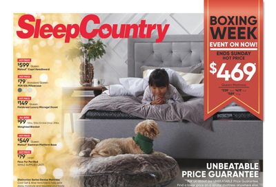 Sleep Country Flyer December 5 to 11