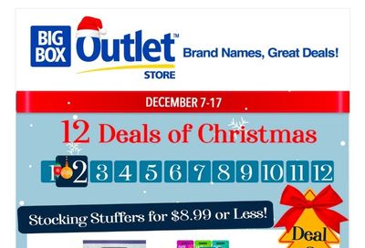 Big Box Outlet Store Flyer December 7