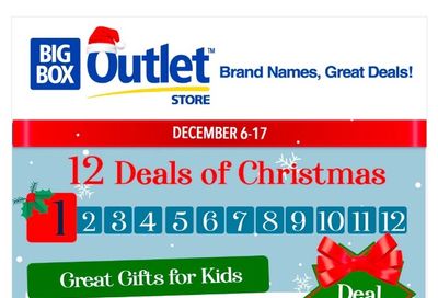 Big Box Outlet Store Flyer December 6