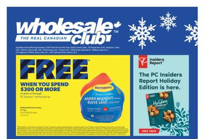 Real Canadian Wholesale Club Flyer December 8 to 14