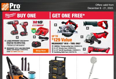 Home Depot Pro Flyer December 8 to 21