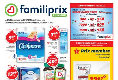 Familiprix Clinique Flyer December 8 to 14