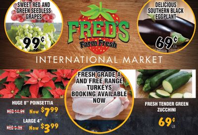 Fred's Farm Fresh Flyer December 7 to 13