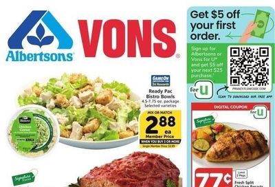 Vons (CA) Weekly Ad Flyer Specials December 7 to December 13, 2022