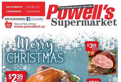 Powell's Supermarket Flyer December 8 to 14