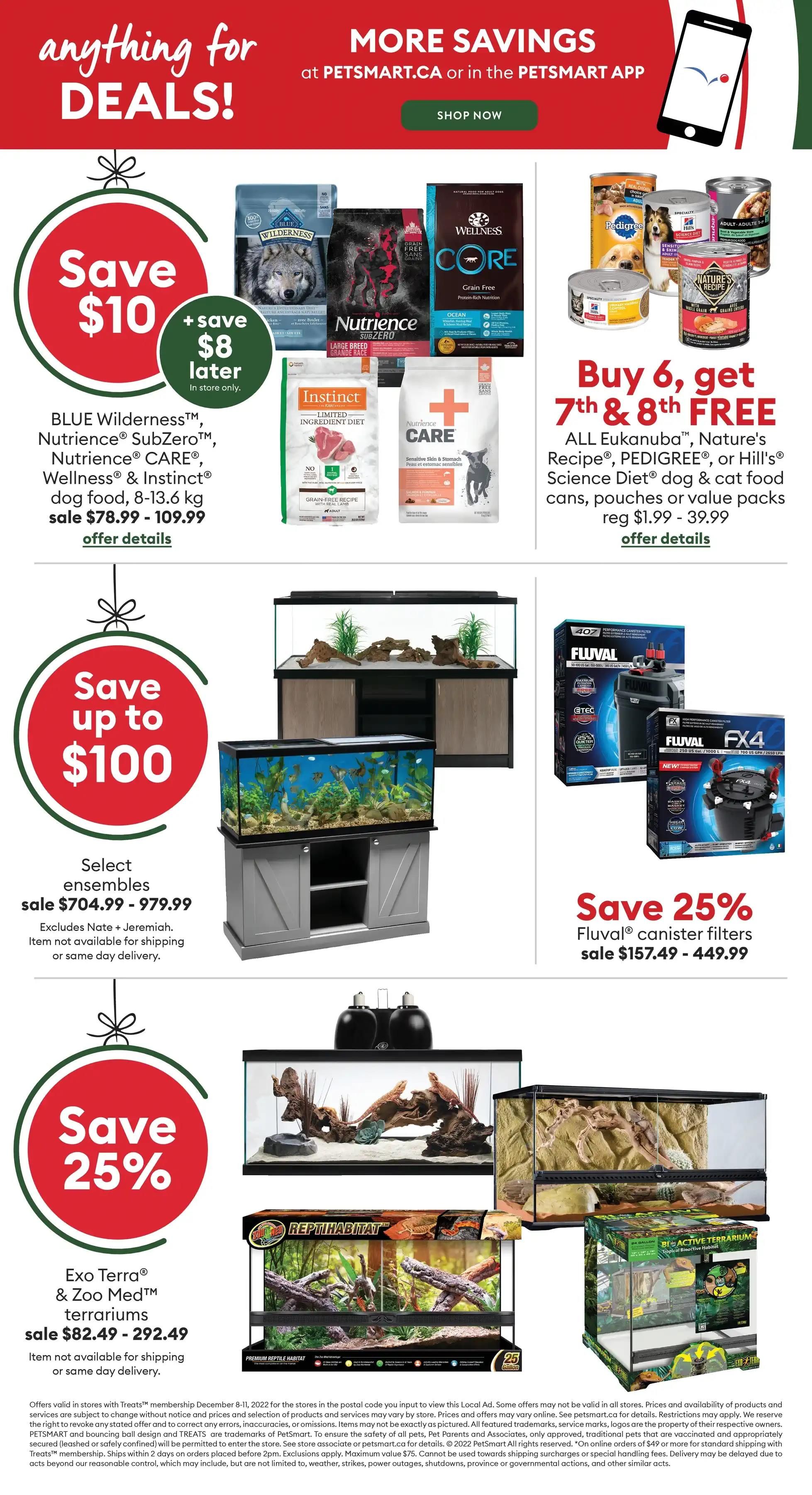 PetSmart Flyer December 8 to 11