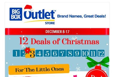 Big Box Outlet Store Daily Deal Flyer December 8
