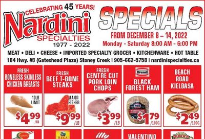 Nardini Specialties Flyer December 8 to 14