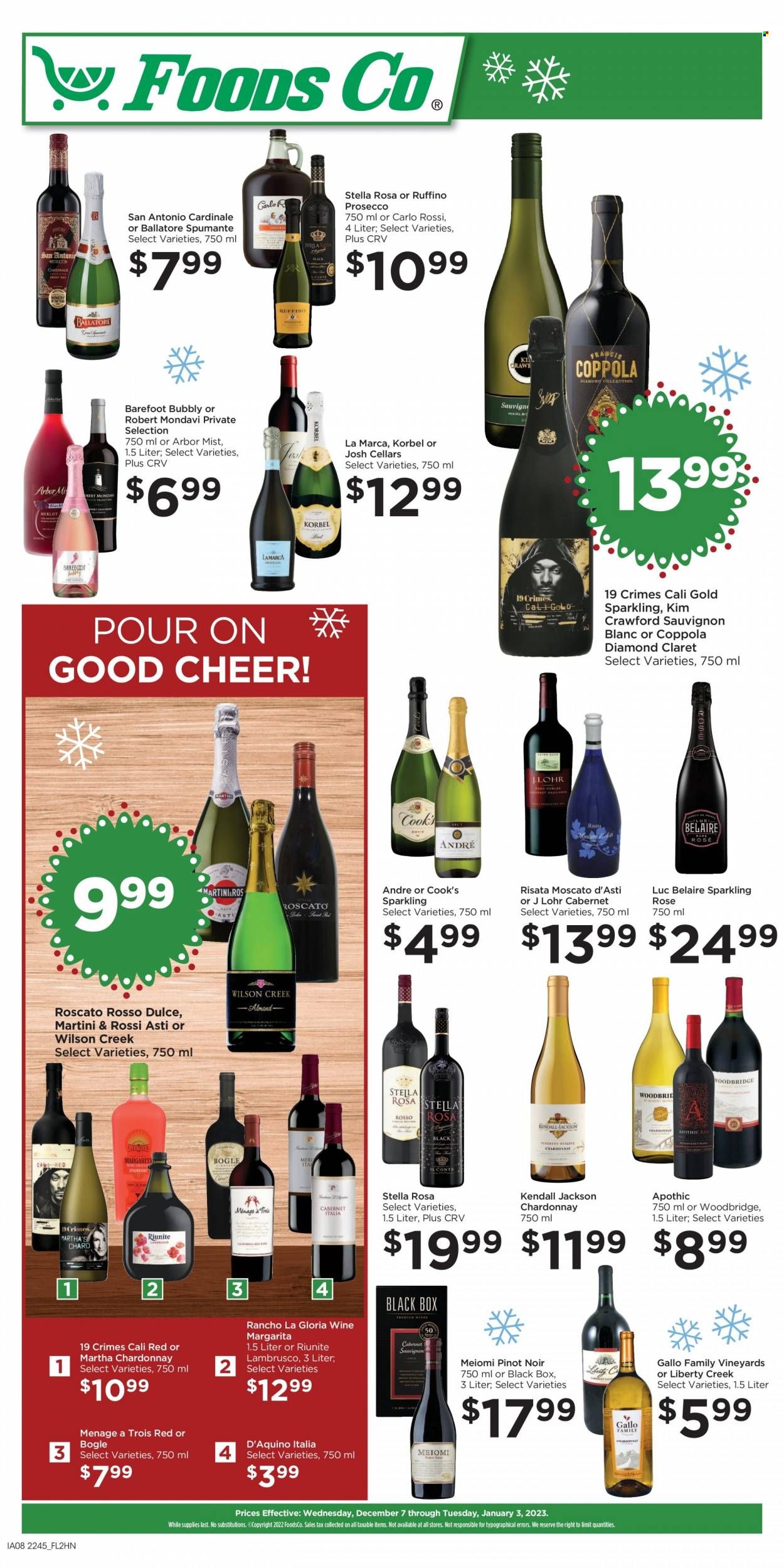 Foods Co (CA, OH, VA) Weekly Ad Flyer Specials December 7 to January 3, 2023