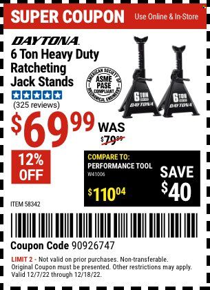 Harbor Freight Weekly Ad Flyer Specials December 7 to December 18, 2022