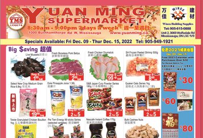 Yuan Ming Supermarket Flyer December 9 to 15