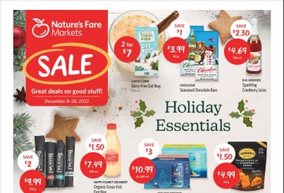 Nature's Fare Markets Flyer December 8 to 28