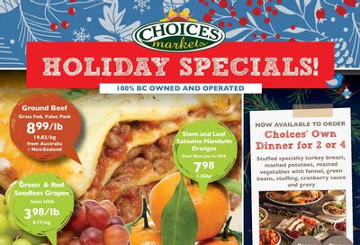 Choices Market Flyer December 8 to 14