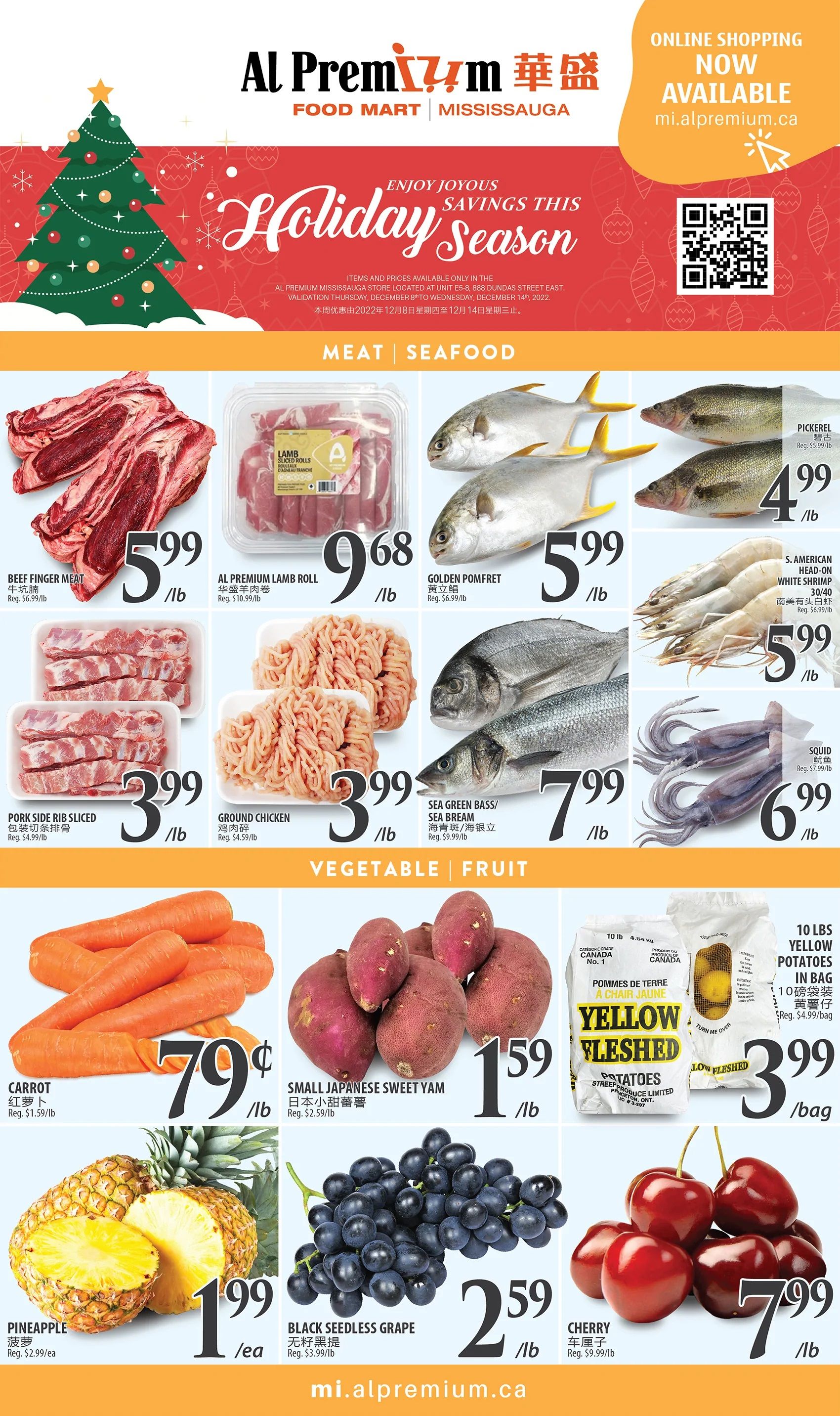Al Premium Food Mart (Mississauga) Flyer December 8 to 14